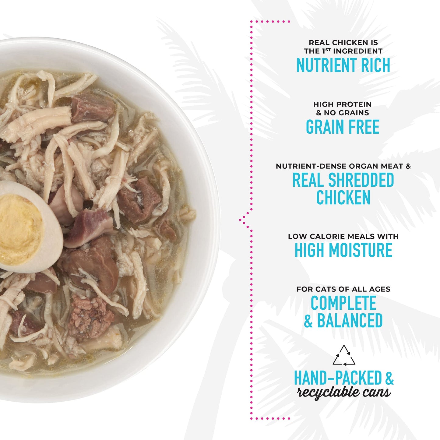 Tiki Cat After Dark, Variety Pack, High-Protein and 100% Non-GMO Ingredients, Wet Cat Food for Adult Cats, 5.5 oz. Cans (Pack of 8)