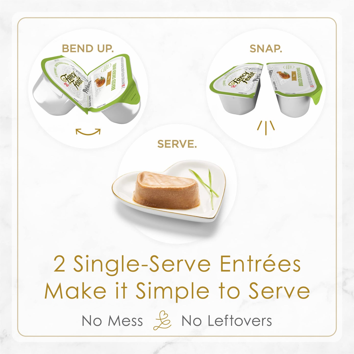 Purina Fancy Feast Gourmet Wet Cat Food Variety Pack, Petites Pate Collection, break-apart tubs, 24 servings - (Pack of 12) 2.8 oz. Tubs