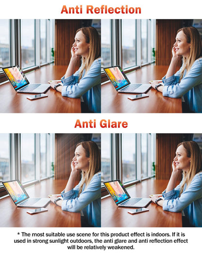 F FORITO 2-Pack Anti Blue Light Matte Laptop Screen Protector Compatible with 2024-2021 MacBook Pro 16 inch M4 M3 M2 M1 Pro/Max, Eye Protection Anti Glare Computer Screen Cover