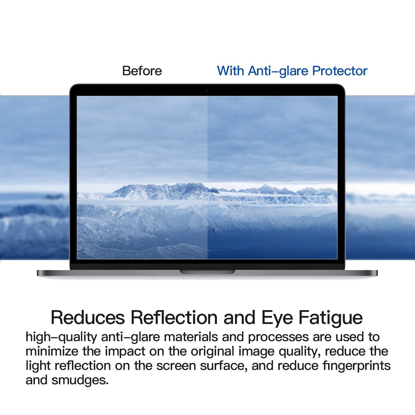 [2 Pack] Anti Glare Laptop Screen Protector Compatible with 2016-2022 MacBook Pro 13" Model A1706 A1708 A1989 A2159 A2289 A2251 A2338(M1) M2 Chip, Anti Scratch & Fingerprint-proof Screen Protector