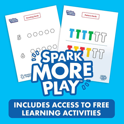 Educational Insights Design & Drill Robot - Construction Toys & Tools for Kids, Robot Toy Building Sets, Kids' Tool Set with Working Screwdriver, Take Apart STEM Set, Gifts for Boys & Girls Ages 3+