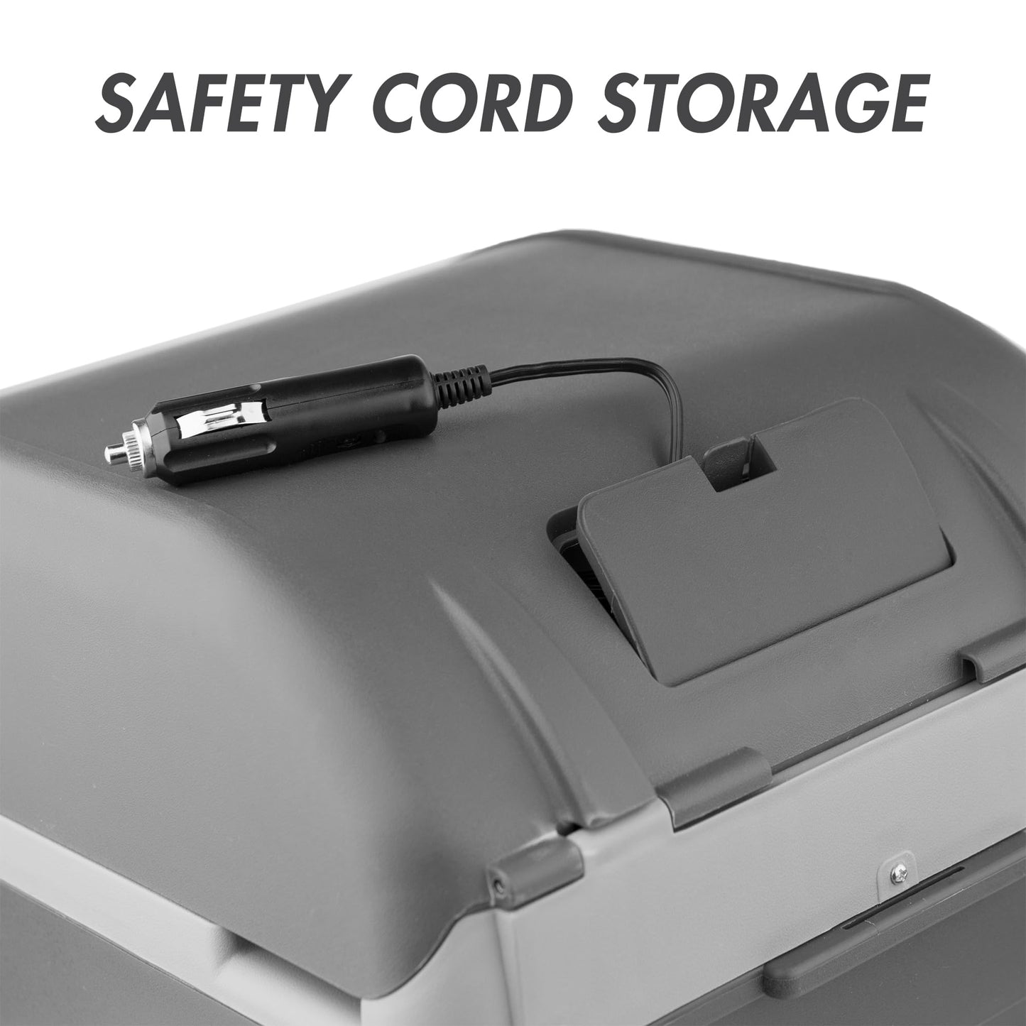 Wagan EL6214 Personal Thermoelectric Cooler/Warmer, 14 Liter Capacity, Portable Electric Car Cooler with 12/24V DC, 12V Small Fridge for Car, RV, and Camping Use, UL Listed