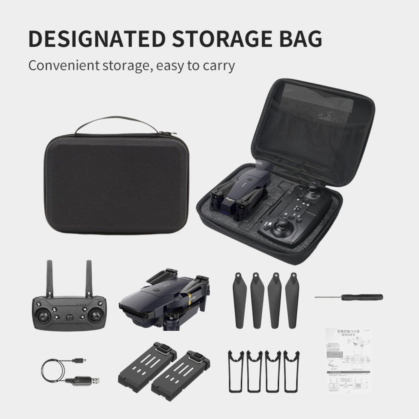 Skyhawk Drone with Camera | Quadcopter Drones for Kids, drone for adults, beginner drone and pros | HD pictures and videos, foldable, silent, 30 MPH Falcon Drones with Camera for Adults 4k