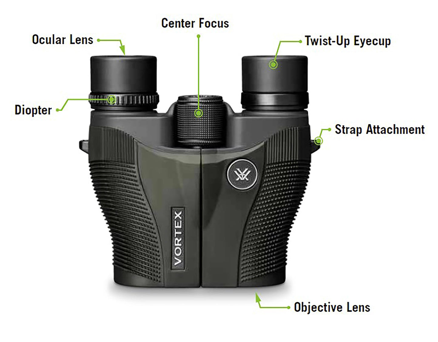 Vortex Optics Vanquish Reverse Porro Prism Binoculars 10x26