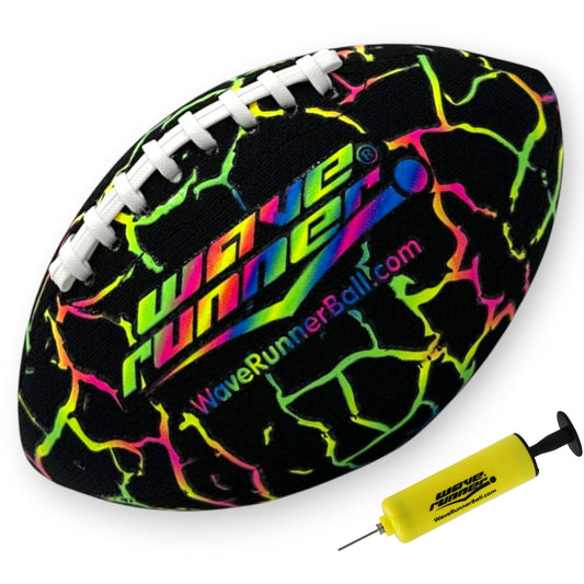Wave Runner Grip It, Size 9.25in - Water Football, Beach Toys, Kids Outdoor Games for Summer | Pool Toys Football - Special Grip Pattern, Double Laced, Lightweight, All Weather Fun Water Toy