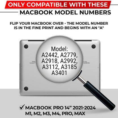 SightPro Magnetic Privacy Screen for MacBook Pro 14 Inch (2021-2024, M1, M2, M3, M4, Pro, Max) Removable Laptop Privacy Filter Shield and Protector