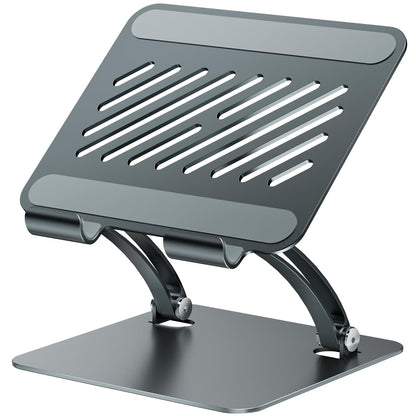 tounee Tablet Holder Stand, Dual Rod Adjustable Aluminum Desktop Stand, Compatible with 4.7-16.5" iPads, Surface Tablets, Portable Monitors, Kindle & More (Gray)