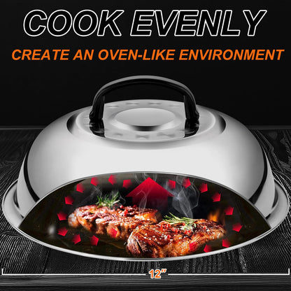 Grilliance 27pcs Griddle Accessories Kit for Blackstone, Professional Hibachi Flat Top Grill Tools, Enlarged Spatula Gift Set with Basting Cover，Burger Press Patty Maker for Outdoor BBQ Teppanyaki