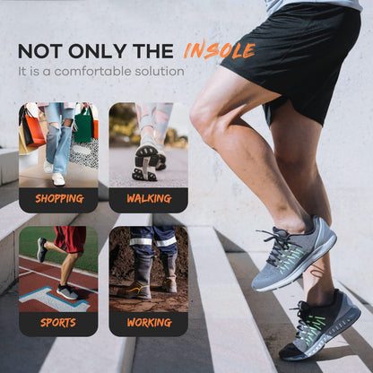 FEELLIFE Plantar Fasciitis Relief Shoe Insoles [1-Pair], Arch Support Insoles, Running Athletic Gel Shoe Inserts, Orthotic Inserts for Arch Pain [Trim to Fit: Men 8-12/Women 9-13]