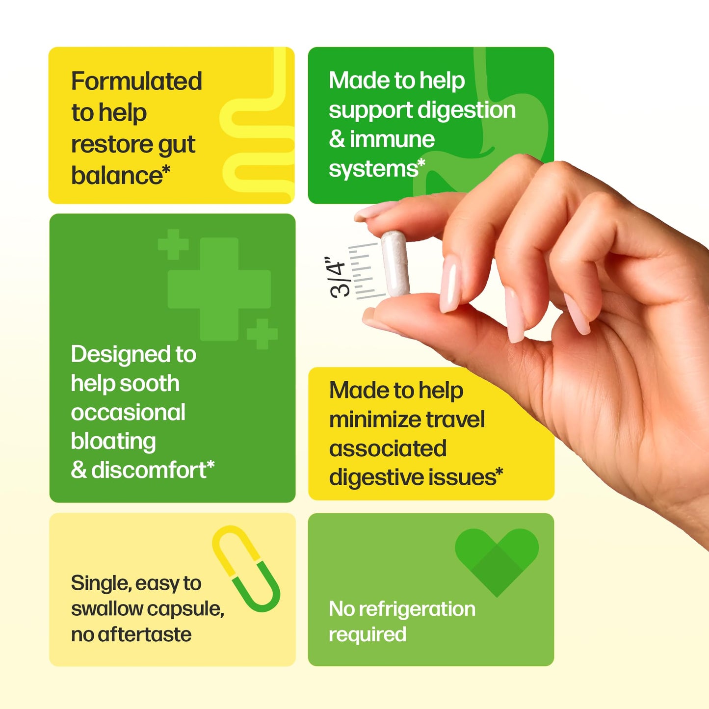 Culturelle Pro Strength Daily Probiotics For Digestive Health (2 Month Supply) with Prebiotics for Women & Men, Supports Occasional Diarrhea, Gas & Bloating, Gluten & Soy Free, 60 Count