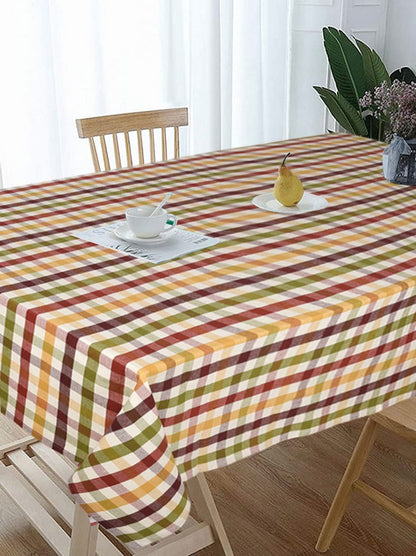 Urban Villa Check Tablecloth Buffalo Checkered Table Cloth Tabletop Cover Kitchen Dining Tablecloth 100% Cotton Great Parties Wedding Holiday Dinner Rectangle 60x102 Inches 8-10 Seats Table Cloth
