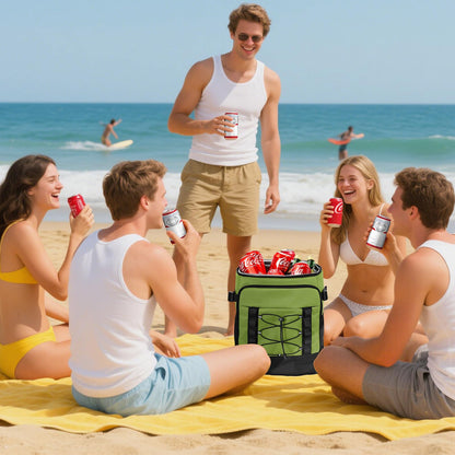 Cooler Backpack - 40 Cans Insulated Backpack Cooler for Men & Women, Portable 2 Leak Proof Compartments Coolers Bag for Beach Travel Picnic Lunch Hiking BBQ Camping - MIYCOO