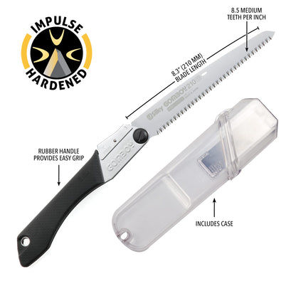 Silky GomBoy Professional Folding Saw 210mm Medium Teeth (121-21)