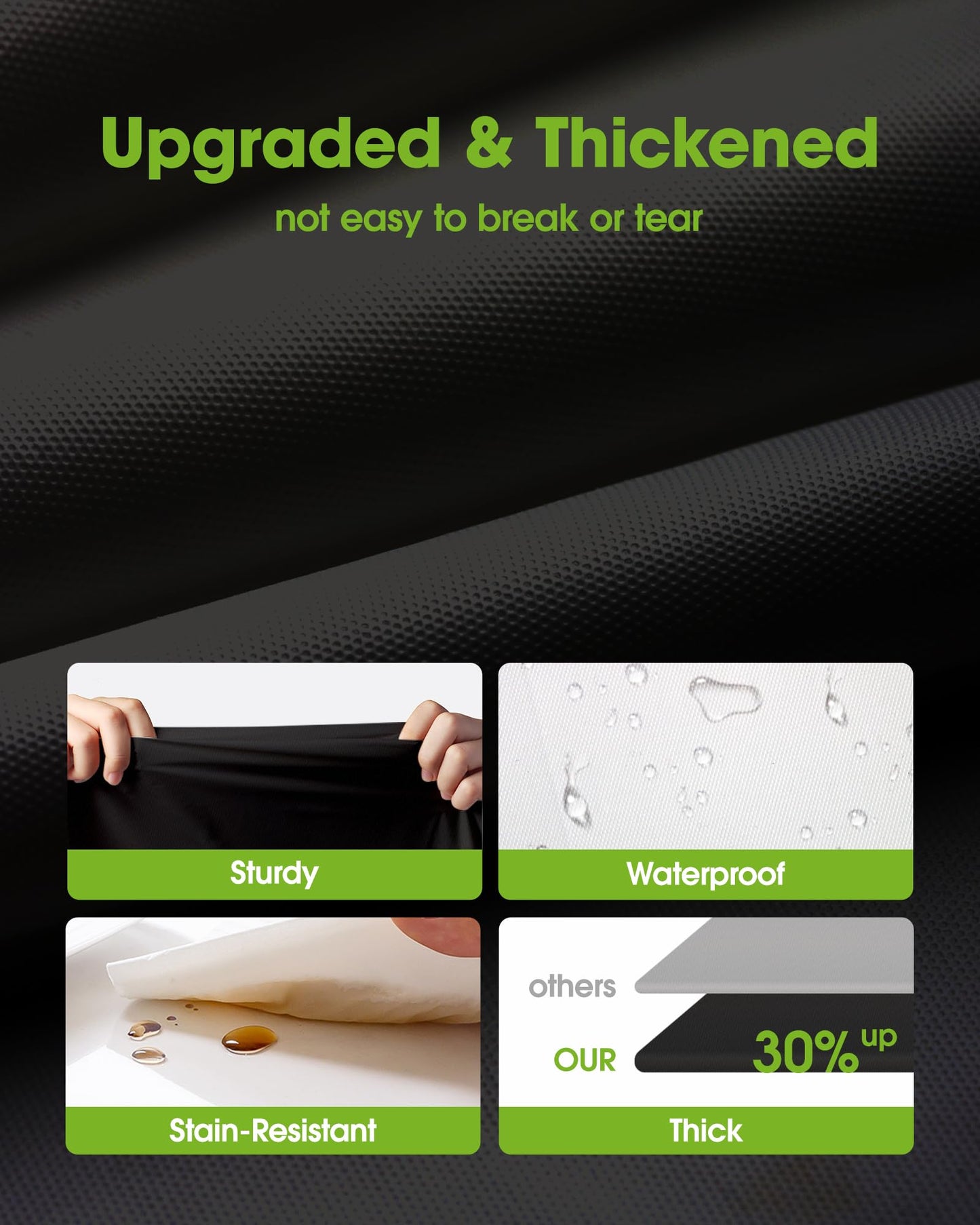 Pureegg Plastic Table Cloth Disposable 8 Pack, 54 x 108 Inch Table Cloths, Graduation Decorations Class of 2025, Graduation Party Tablecloths, Rectangle, Plastic Cover, Leakproof & Sturdy, Black