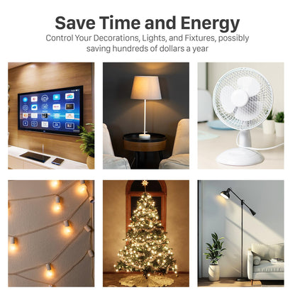 Fospower 7 Day Digital Timers for Electrical Outlets Indoor, Heavy Duty Dual Programmable Outlet Light Timer Switch, Electric Power Wall Timer for Grow Light, Appliance, Lamp, 3 Prong, Grounded