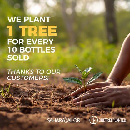 Sahara Sailor Water Bottle 32oz, Durable and Leakproof Water Bottles Motivational with Time Marker, Tritan, BPA Free, Wide Mouth with Easy Clean Brush for Gym, Travel, Home, School, Office (1 Bottle)