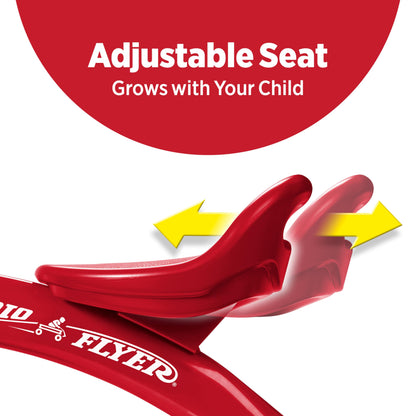 Toddler Bike, Toddler Toys, Kids Toys, Kids Bike, Tricycles for 3-5 Year Olds, Radio Flyer Red Rider Trike for Ages 2.5-5 (Amazon Exclusive)