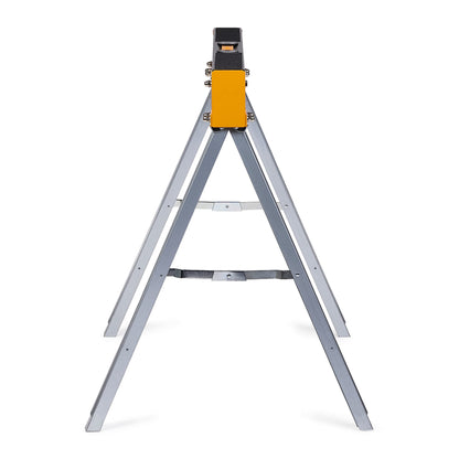 ToughBuilt - Folding Sawhorse/Jobsite Table - Sturdy, Durable, Lightweight, Heavy-Duty, 100% High Grade Steel, 1100lb Capacity, Easy Carry Handle - (TB-C300) - 1 Pack