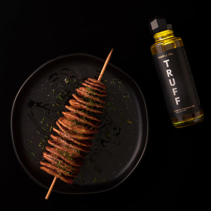TRUFF Black Truffle Oil - Black Truffle Infused Olive Oil - Gourmet Dressing, Seasoning, Marinade, or Drizzle, Non-GMO, Gluten-Free, 5.6 fl.oz