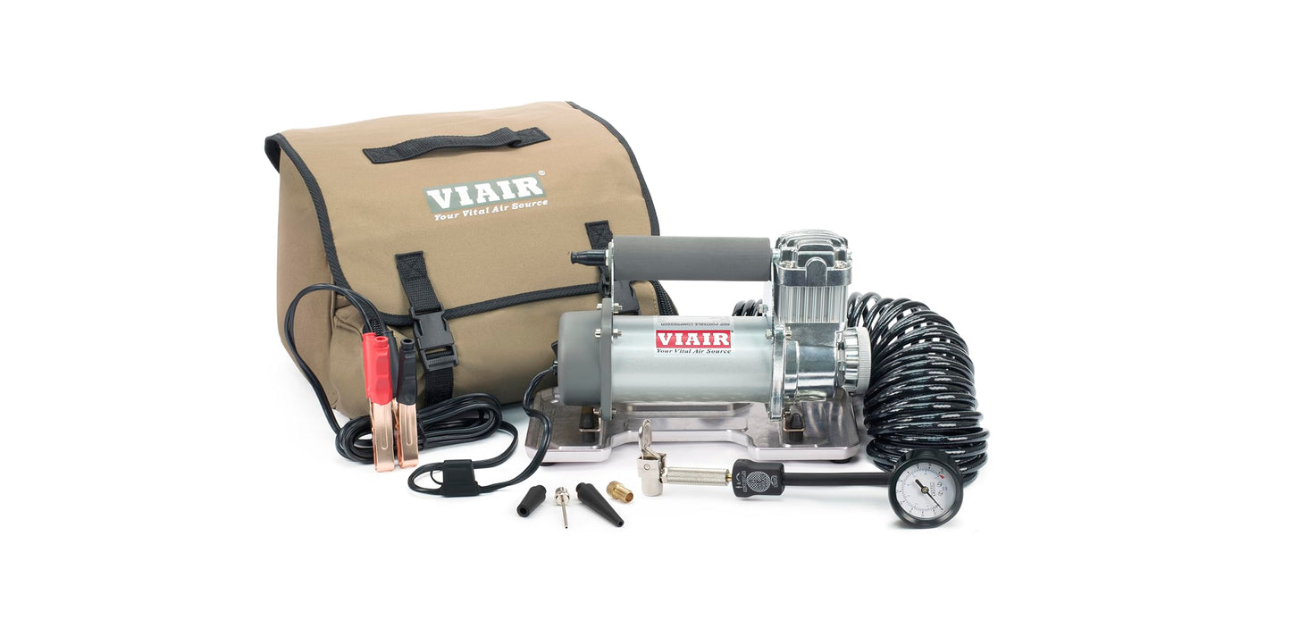 VIAIR 400P - 40043 Portable Compressor Kit. Tire Pump, Truck/SUV Tire Inflator, For Up to 35 Inch Tires