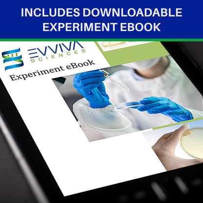 Evviva Sciences Nutrient Agar Petri Dishes Science Project Kit, Pre-Poured Agar Plates for Science Experiments, with Experiment eBook