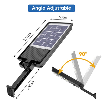 150W Solar Lights Outdoor, 8000LM Led Flood Light Motion Sensor with Remote Control, 3 Modes Solar Street Light Outdoor for Yard, Garden, Path, Parking lot - IP65 Waterproof