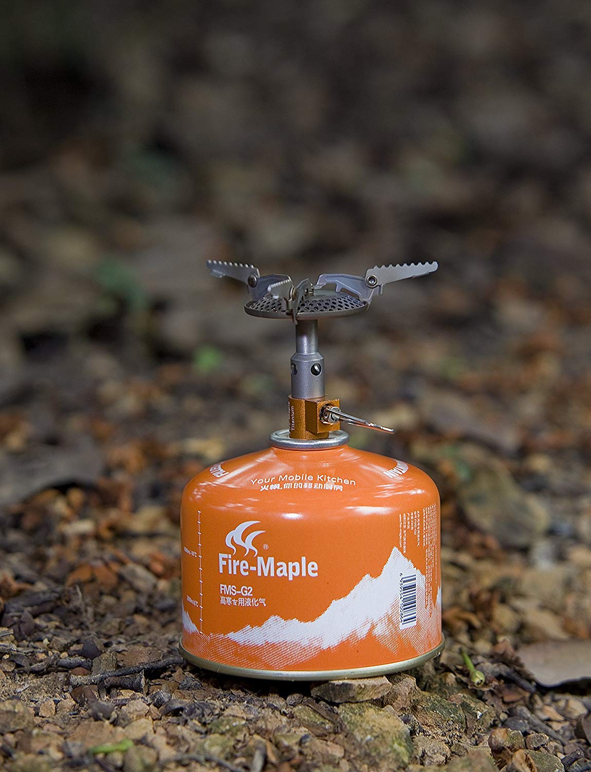 Fire-Maple FMS-116T Portable Stove Ultra Light, Hiking Stove Titanium Backpacking Stove, Outdoor Camping Ultralight Gear, Essential for Earthquake Emergency Kit