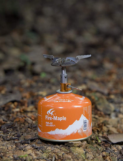 Fire-Maple FMS-116T Portable Stove Ultra Light, Hiking Stove Titanium Backpacking Stove, Outdoor Camping Ultralight Gear, Essential for Earthquake Emergency Kit