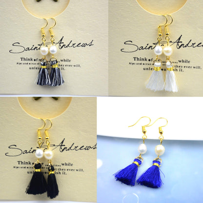 Aokbean 100 pcs Tassel Multi-Colors Mini Tiny Handmade Craft Tassels Charms with Golden Jump Ring for Earring Jewelry Necklace Making Accessories Other Arts DIY Supplies (Mixed)