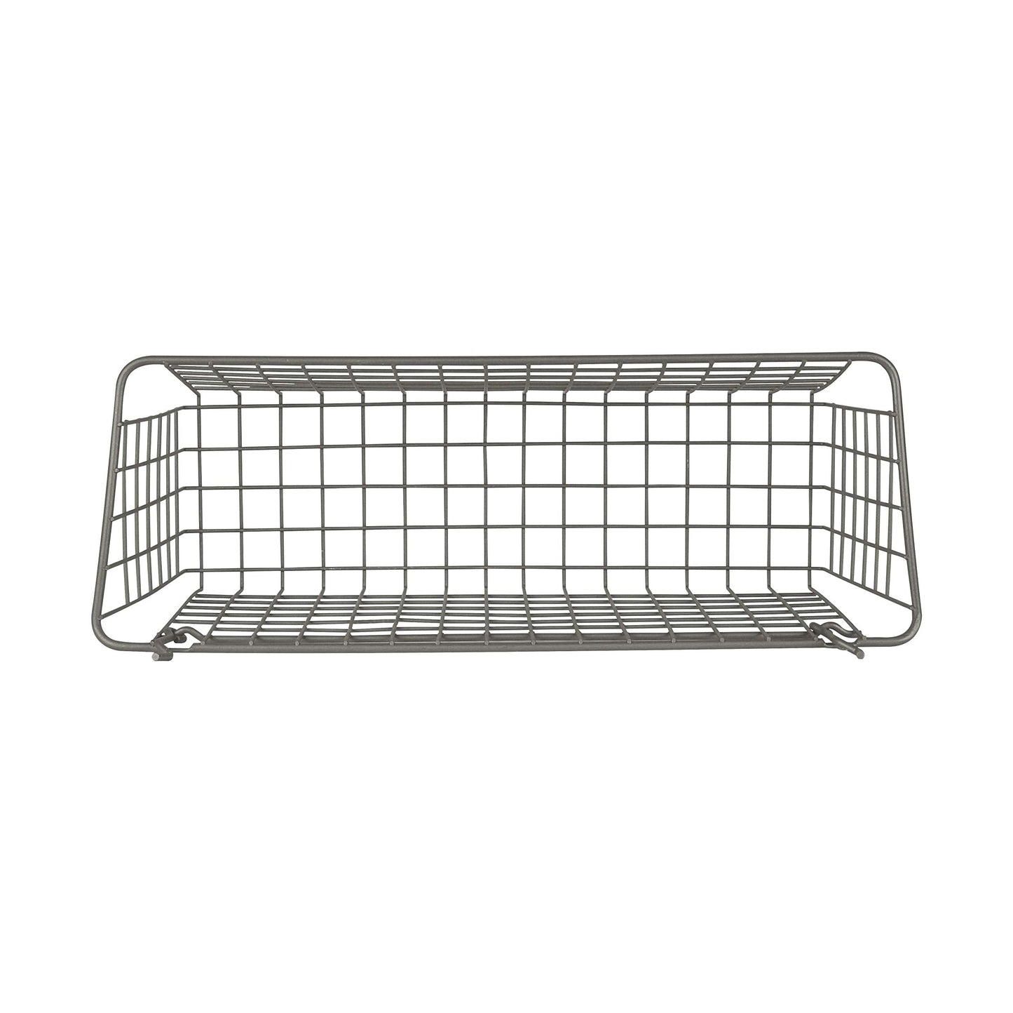 Spectrum Pegboard & Wall Mount Wire Basket Extra Large (Industrial Gray) - Storage & Organizer for Garage, Tools, Shed, Home, Work Bench, Crafts, & More