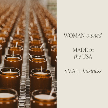 Sweet Water Decor Warm and Cozy Soy Candle - Orange Peel, Cinnamon, Ginger and Clove Scented Candles for Home - 9oz Amber Jar + Black Lid, 40+ Hour Burn Time, Made in The USA