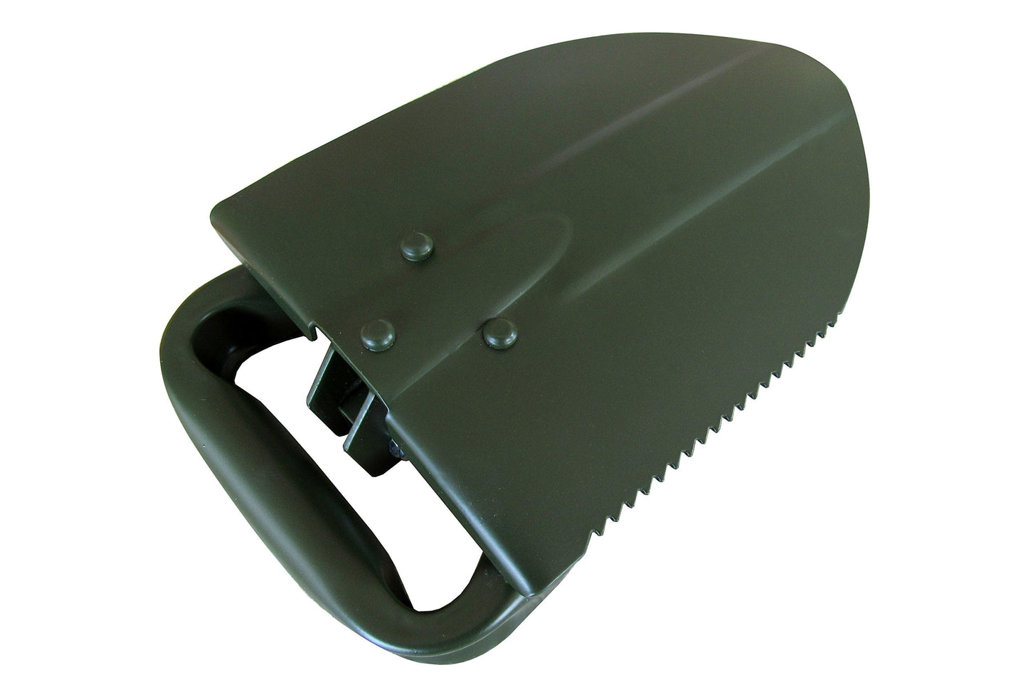 TABOR TOOLS Folding Shovel - Portable Survival Spade for Camping Gear and Emergencies - Steel Rugged Edge Blade - Includes Carrying Pouch - Lightweight E-Tool with Military-Grade Durability. J35A