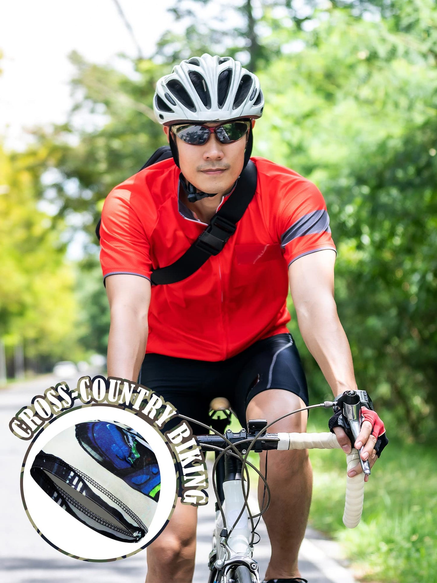 SATINIOR 6 Pcs Cooling Skull Cap Helmet Liner Sweat Wicking Cap Hard Hat Liner for Men Women Sports Cycling Running(Cool Patterns)