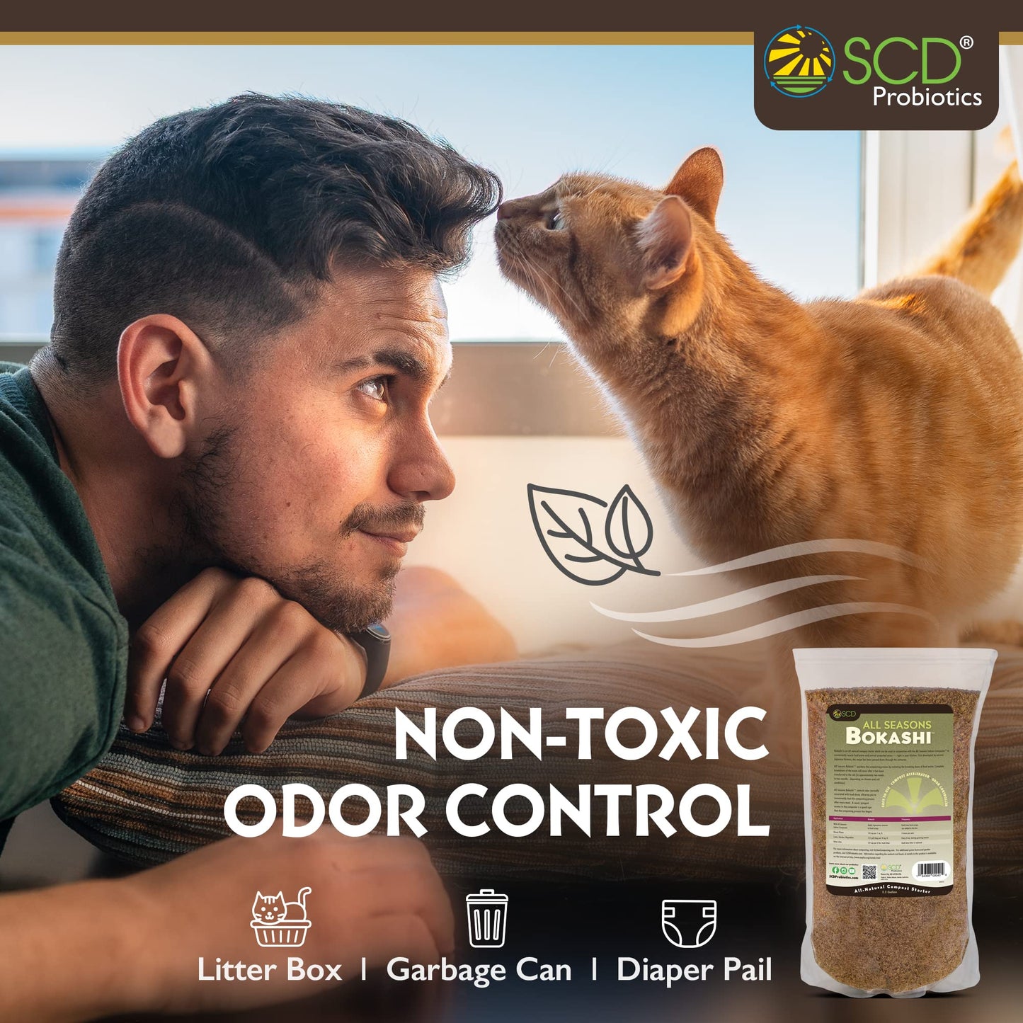 All Seasons Bokashi 5.5 lb Compost Starter - Dry Bokashi Bran for Kitchen Compost Bin, Composts Food, Garden and Pet Waste, Controls Bad Odors by SCD Probiotics