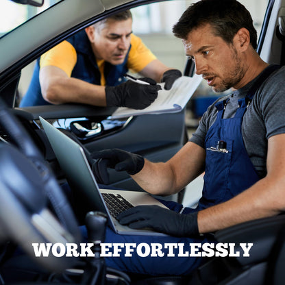 TitanFlex Disposable Nitrile Exam Gloves, 6-mil, Black, XL 100-ct Box, Heavy Duty, for Cooking, Mechanics, Latex Free, Food Safe Rubber for Food Prep