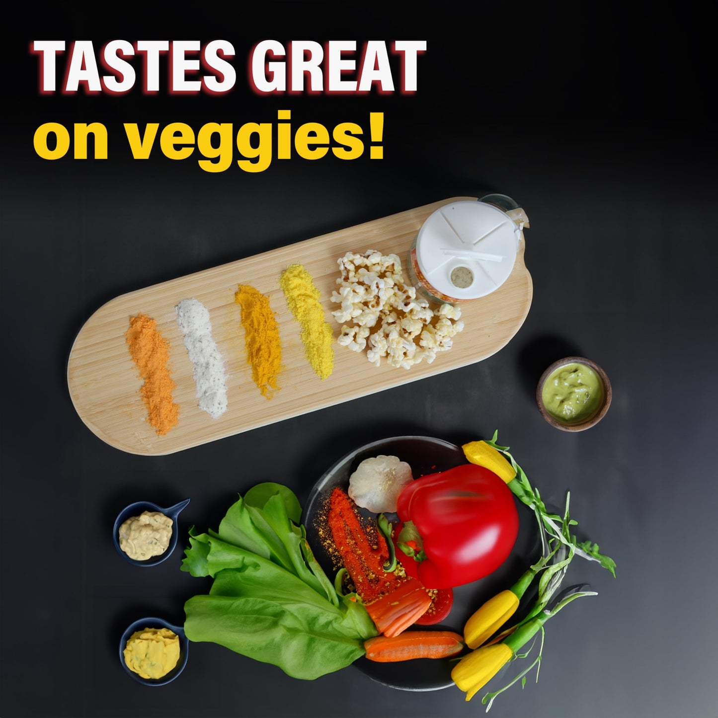 White Cheddar Cheese Popcorn Seasoning - Wabash Valley Farms White Cheddar Cheese Powder, Fat Free Powder for Popcorn, Seasoning (5.2 oz)