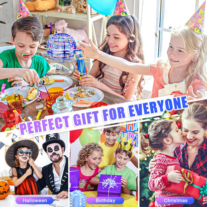 RIEYON Flying orb Ball 2025 Upgrade Hover Boomerang Ball 6 Lighting Effects Cool Toys for Kids Teen Adults Indoor Outdoor Flying Ball Toy