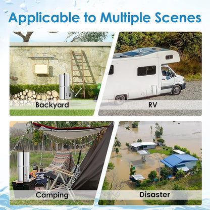 Waterdrop 2.25G Gravity-fed Water Filter System with Sight Glass Spigot, NSF/ANSI 42&372 Standard, PFAS, Chlorine and Lead Reduction, for Home, Camping, Off-Grid, Emergencies, King Tank Series