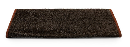 Camco 42949 RV Step Rug (Premium Radius Wrap Around Step Rug, Turf Material (22" Wide) - Brown)