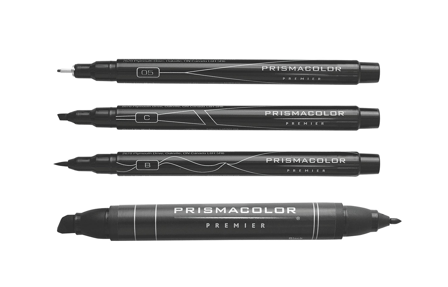 Prismacolor Premier Beginner Hand Lettering Set With Illustration Markers, Art Markers, Pencils, Eraser And Tips Pamphlet, Adult Coloring, 8 Count