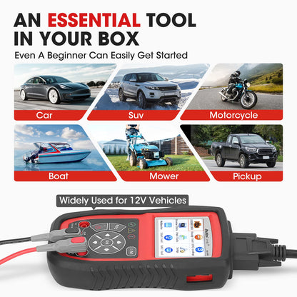 Autel AL539B OBD2 Scanner, 3-in-1 Code Reader Battery Tester Avometer for 12 Volts Batteries, Full OBDII Diagnosis and Circuit Starting & Charging Systems Test, All Enhanced Ver. of AL519 AL539