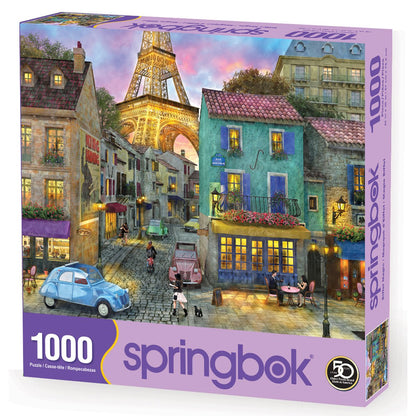 Springbok Puzzles - Eiffel Magic - 1000 Piece Jigsaw Puzzle - Large 30 Inches by 24 Inches Puzzle - Made in USA - Unique Cut Interlocking Pieces