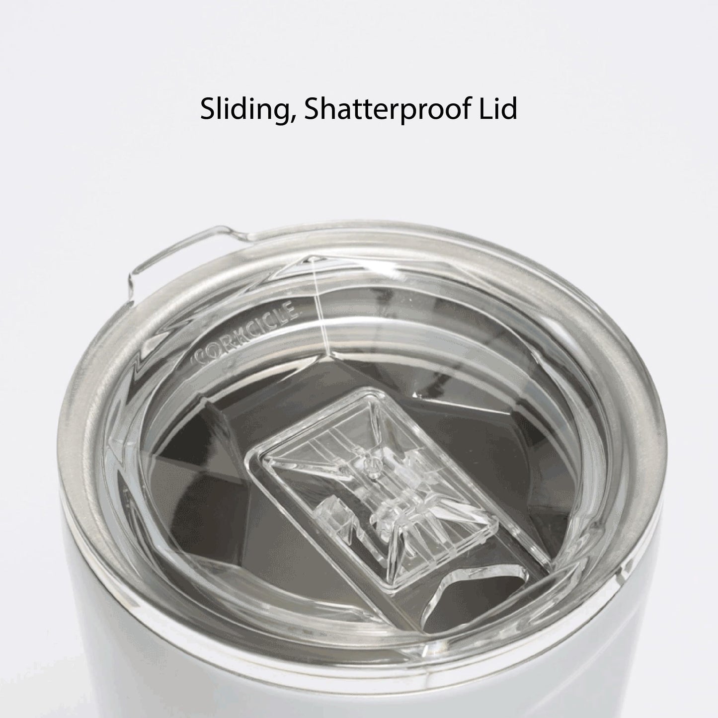 Corkcicle Stemless Wine Tumbler - Keeps Drinks Cold for 6 Hours - Triple-Insulated Stainless Steel - Non-Slip Base - Summer Drinkware Gift - Keeps Drinks Ice Cold - 12 oz - Gloss White