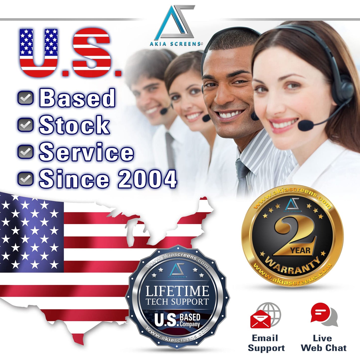 Akia Screens 110 inch Pull Down Projector Screen Manual B 16:9 8K 4K HD 3D Ceiling Wall Mount White Portable Projection Screen Retractable Auto Locking for Indoor Movie Home Theater Office AK-M110H1