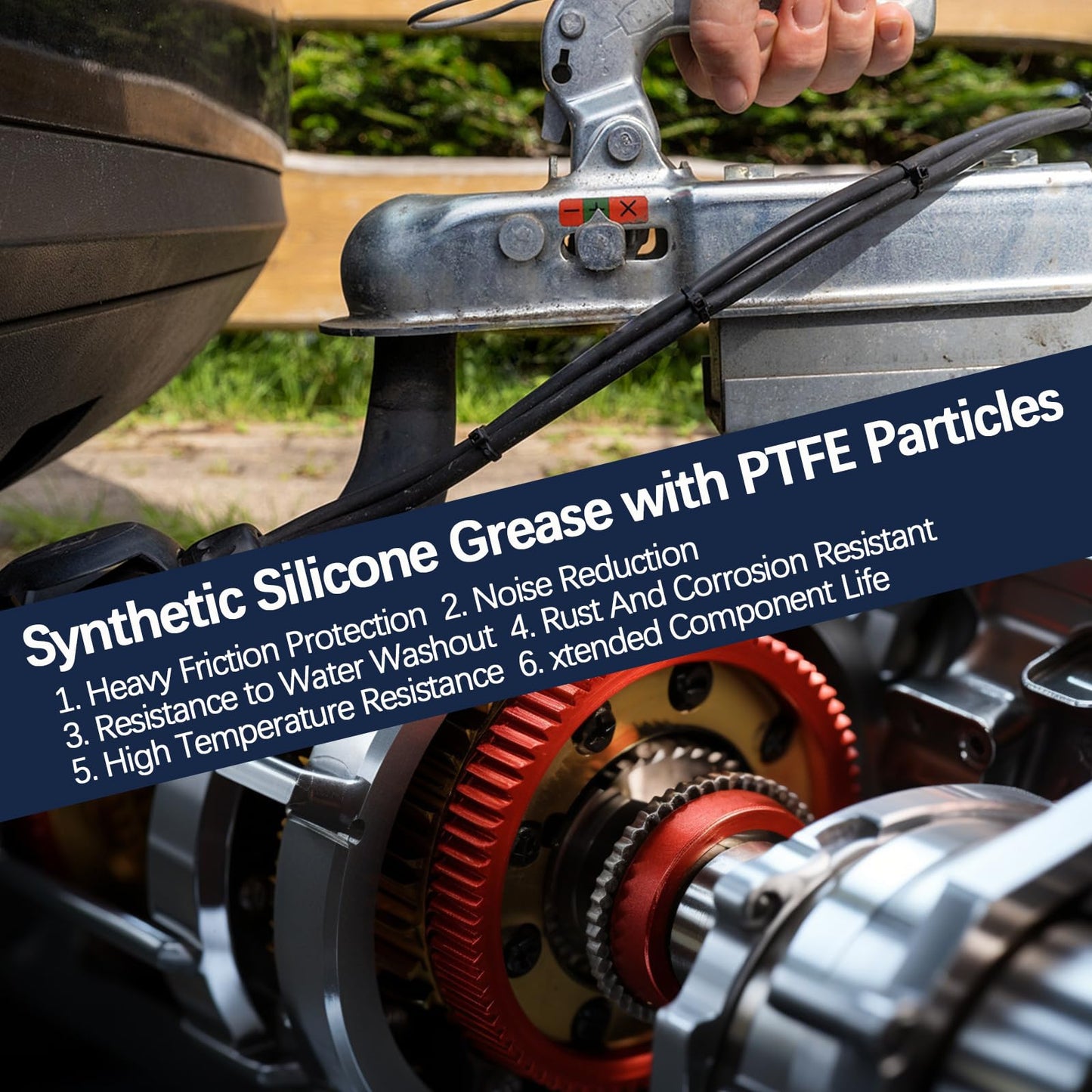 BTAS Dielectric Grease for Electrical Connectors Automotive Spark Plug Boot Battery Terminal Marine Dialectical Electronics Wiring Die Electric Contact Silicone Dialectric Grease 1 oz 1 Pcs