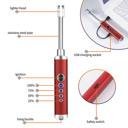 Propane Cylinder Top Stove with Adjustable Burner, Portable Camping/Backpacking Cooker 10000BTU,Camping Stove Propane,Single Burner Propane Stove,Camp Gas Stove with a USB Ligther (Fuel not included)