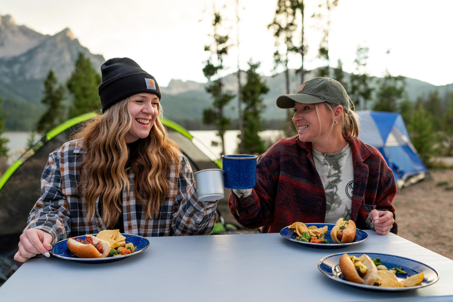 Stansport 616-100 Heavy-Duty Camp Table with Benches