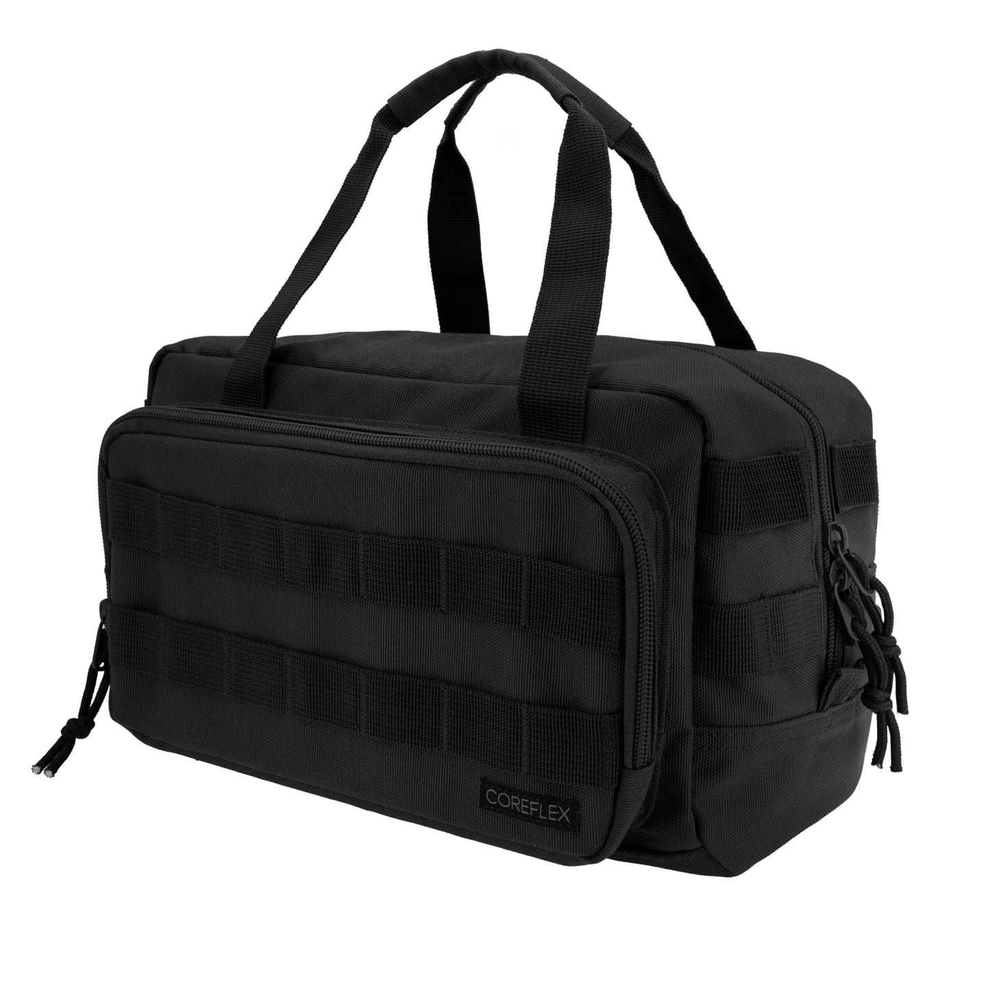 Coreflex Heavy Duty 12-Inch Multi-Purpose Tool Bag - Tactical, EDC, Range, Work Bag for Mechanics, Electricians, Carpenters, Builders, Plumbers - 12" X 7" X 7" (Black)