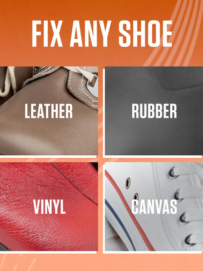 SOF SOLE Original Shoe Goo - 3.7 fl oz Tube - Clear Shoe Glue - Repairs Soles, Heels, Patches Small Holes - Bonds on Contact, Dries Within 24 Hrs, Waterproof - Works on Leather, Rubber, Vinyl, Canvas