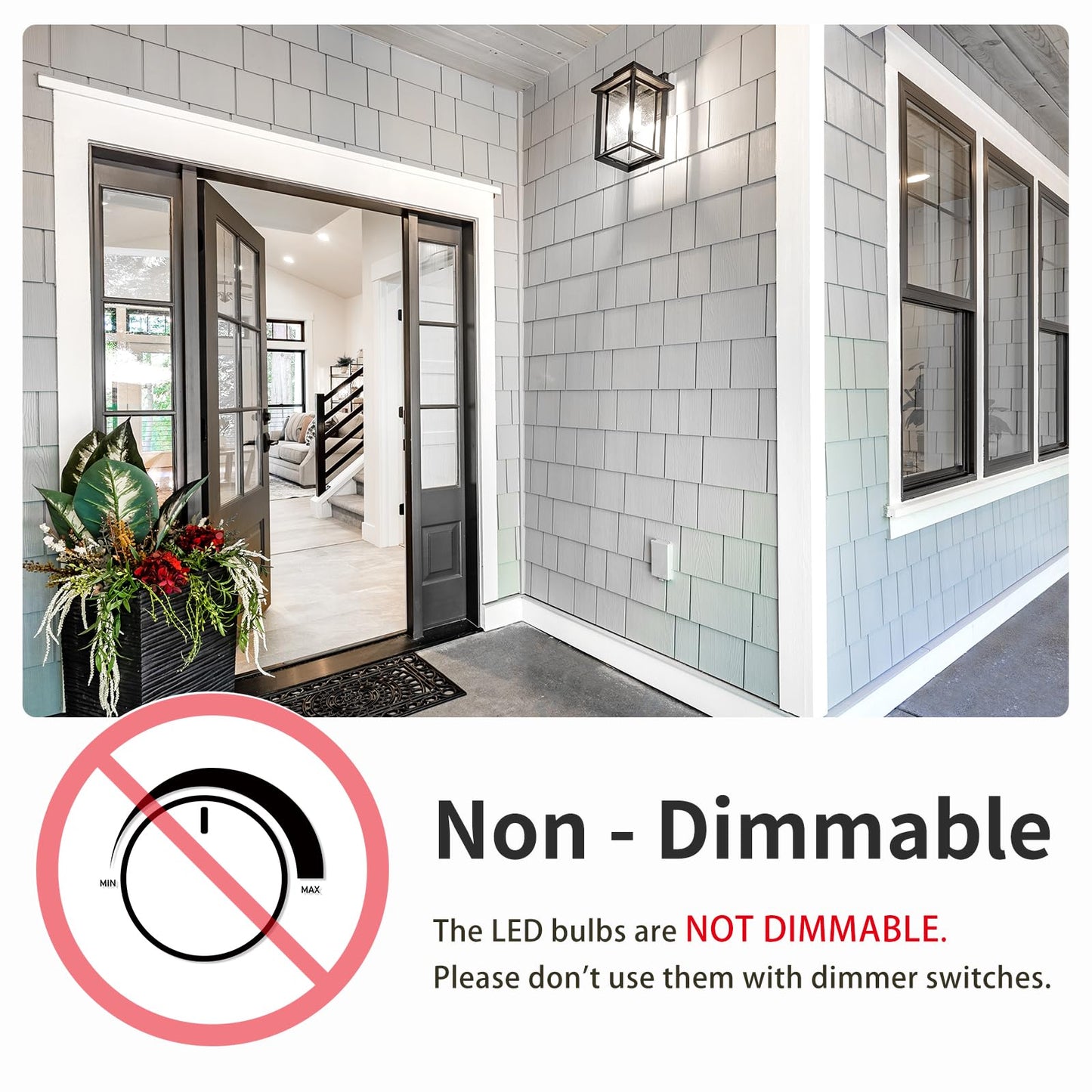 evelor 6-Pack A19 LED Light Bulbs,60 Watt Equivalent Daylight 5000K with E26 Base,Efficient 9W,800 Lumens Non-Dimmable LED Bulbs,15000 Hours, Ideal for Bedroom Living Room